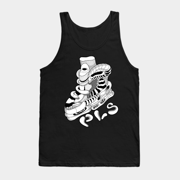 Sneaker Creature Tank Top by PLS